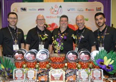 The Red Sun Farms team in good spirit. From left to right Kyle Moynahan, Rob Jackson, Ray Mason, Jim D’Amato and Kevin Pedreira.
